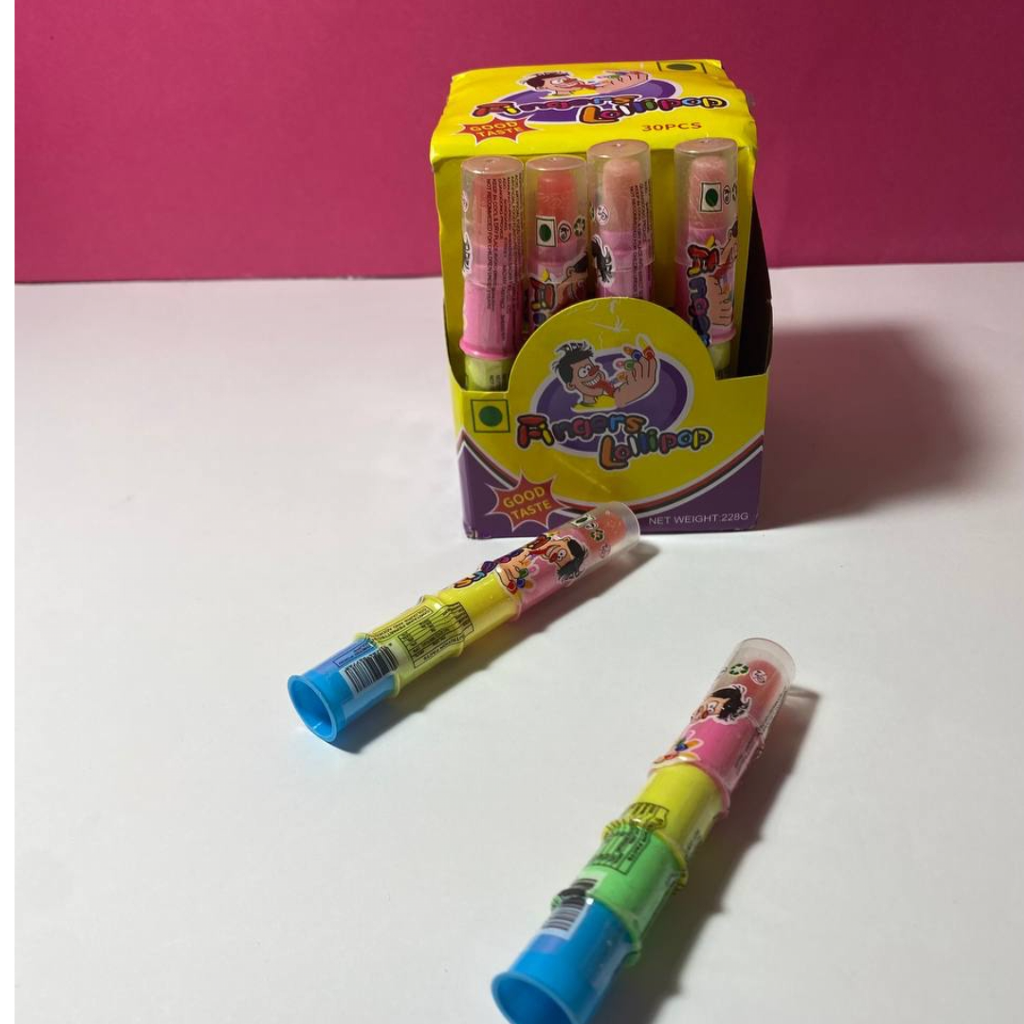 آبنبات 4تایی طرح ناخن مصنوعی