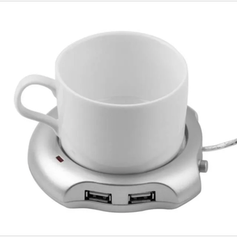 ماگ وارمر هاب USB چندکاره | گرم‌کن نوشیدنی + افزایش پورت