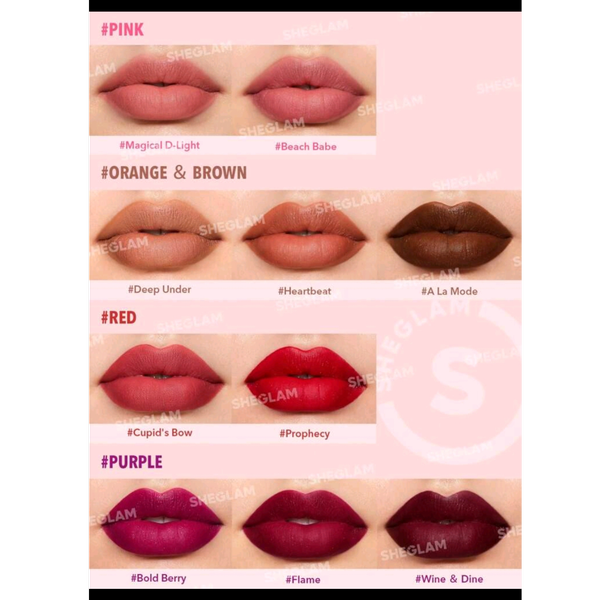 رژلب مخملی استارلایت رنگ hearbeat lipstick