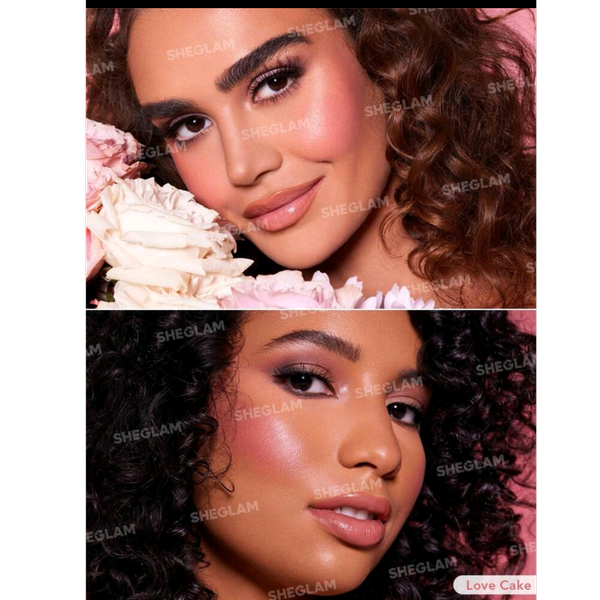 رژگونه مایع  شاین دار رنگ  Love Cake blush