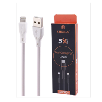 کابل آیفونی فست شارژ Cherlo CH-IP09 5A 1m