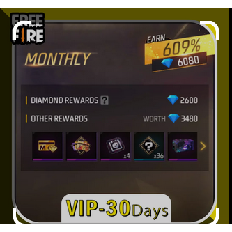 کارت ماهانه فری فایر