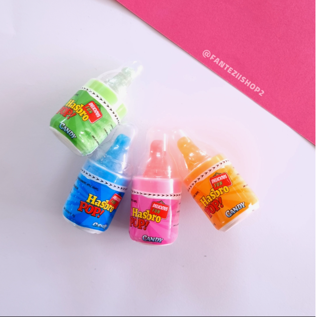 آبنبات طرح پستونک با پودر ترش