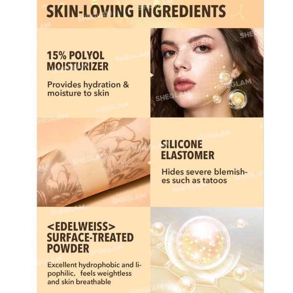 کانسیلر کرمی کاسه ای sheglam مدل Rapid Retouch رنگ Nude