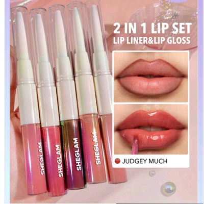 لیپ گلاس و خط لب مدل Lip Rules رنگ Judgey Much