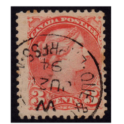 تمبر کلاسیک کانادا تصویر ملکه ویکتوریا 1870 - 1894 میلادی