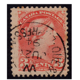 تمبر کلاسیک کانادا تصویر ملکه ویکتوریا 1870 - 1894 میلادی