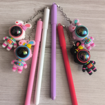 روان نویس سیلیکونی با اویز خرگوش فضانورد