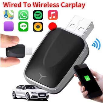 دانگل تبدیل کارپلی و اندروید اتو وایر به وایرلس Acodo Mini 2in1
