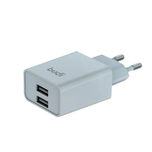 شارژر دیواری 12 وات بودی مدل Budi AC356ELW با 2 خروجی USB به همراه کابل USB به لایتنینگ با گارانتی 18 ماهه شرکتی (6 ماه تعویض)