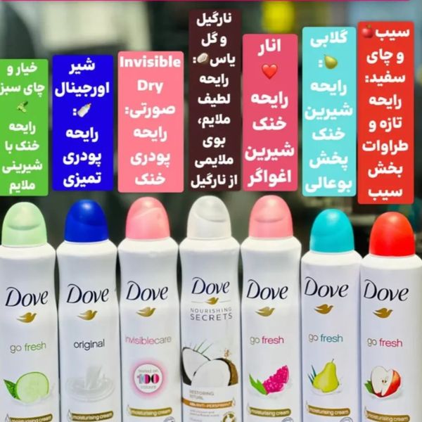 اسپری ضد تعریق داو