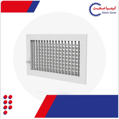 دریچه کولر فلزی کیمیا صنعت 50*50