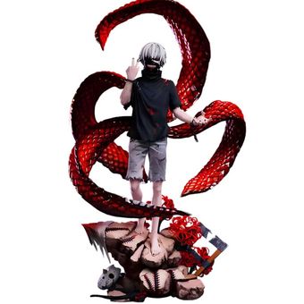 فیگور کانکی توکیو غول TOKYO Ghoul ارتفاع 35cm با سر اضافه و نقاب