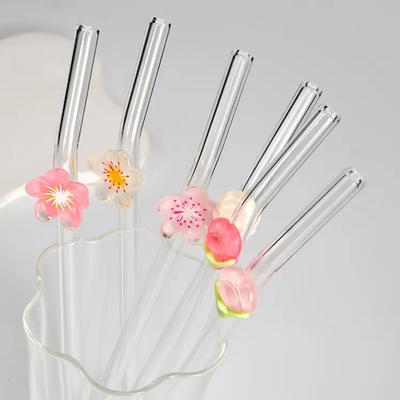 نی شیشه ای فانتزی وارداتی