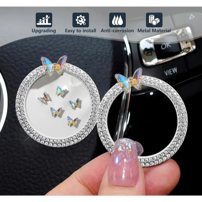 رینگ استارت کریستالی پروانه‌ای