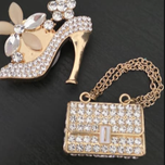 خوشبوکننده کریستالی طرح کیف و کفش شانل