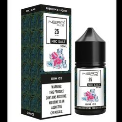 سالت نیکوتین نرد آدامس بادکنکی یخ/NERD LIQ GUM ICE
