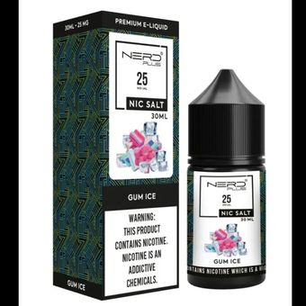 سالت نیکوتین نرد آدامس بادکنکی یخ/NERD LIQ GUM ICE