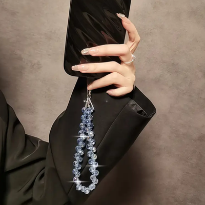 آویز کریستالی براق موبایل فون چارم پینترستی