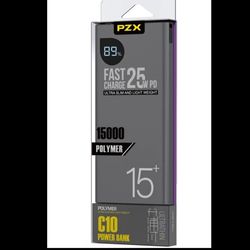 پاور بانک پی زد ایکس مدل سی 10 ظرفیت 15000 میلی آمپر ساعت