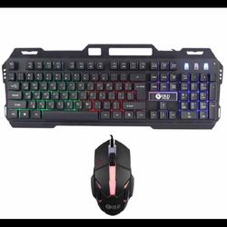 کیبورد و ماوس گیمینگ گلد اسکار مدل k19