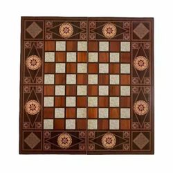 شطرنج و تخته نرد چوبی طرح فندقی