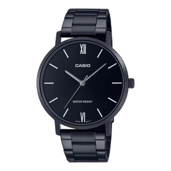 ساعت مچی کاسیو های کپی مردانه مشکی فول بلک با جعبه و گارانتی