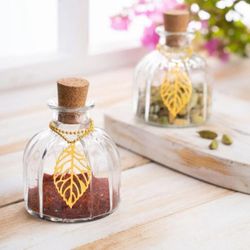 بانکه زعفران درب چوب پنبه ای