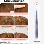 اکستنشن رنگی مو