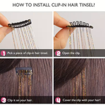 اکستنشن رنگی مو