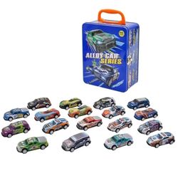 ماکت فلزی ماشین ست 18 عددی جعبه دار کد 32018c