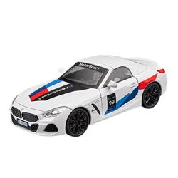 ماکت فلزی ماشین BMW Z4 مقیاس 1.22 موزیکال چراغدار عقبکش کد 2201ـ24