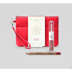 ست کامل آرایش لب01(KIKO Snow-Kissed Holiday My Perfect Combo Lips Gift Set01)