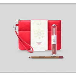 ست کامل آرایش لب02(KIKO Snow-Kissed Holiday My Perfect Combo Lips Gift Set02)