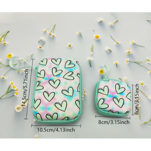 ست 2 عددی کیف محافظ ایرپاد و شارژر طرح دار