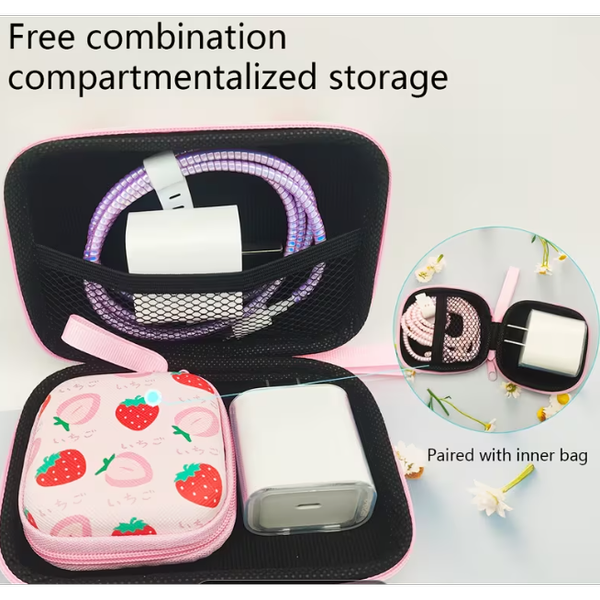 ست 2 عددی کیف محافظ ایرپاد و شارژر طرح دار