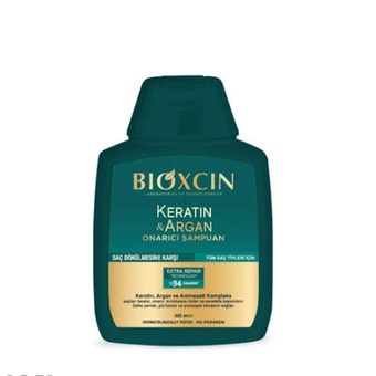شامپو ترمیم کننده مو حاوی کراتین و آرگان بیوکسین  Bioxcin Keratin