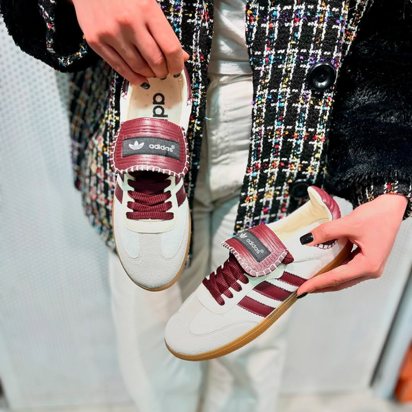 آدیداس سامبا ولز بانر کرم زرشکی وارداتی