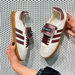 آدیداس سامبا ولز بانر کرم زرشکی وارداتی