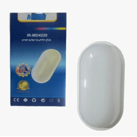 پنل دیواری زد آب (IP) بیضی 18 وات برند مودی