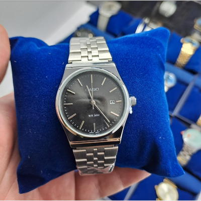 کاسیو دایره مشکی استیل