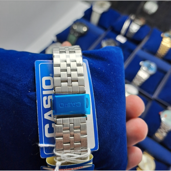 کاسیو دایره مشکی استیل