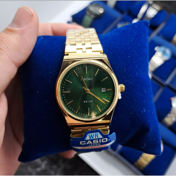 کاسیو دایره طلایی سبز