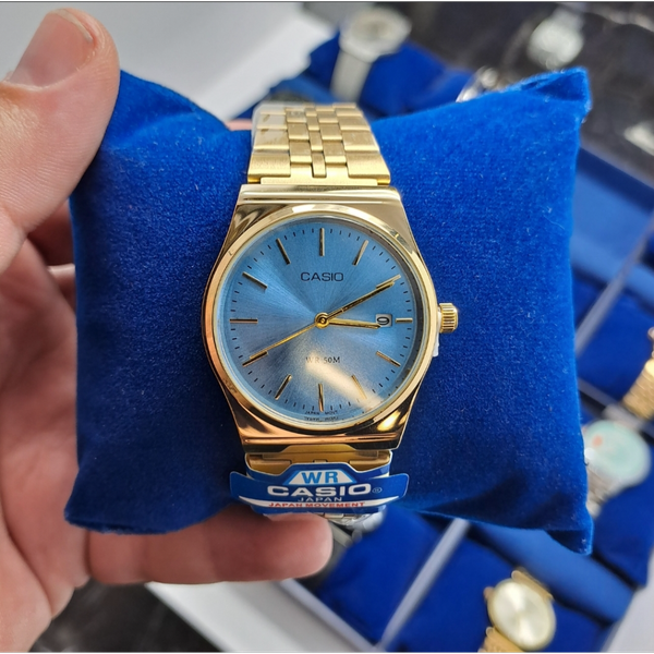 کاسیو دایره طلایی آبی