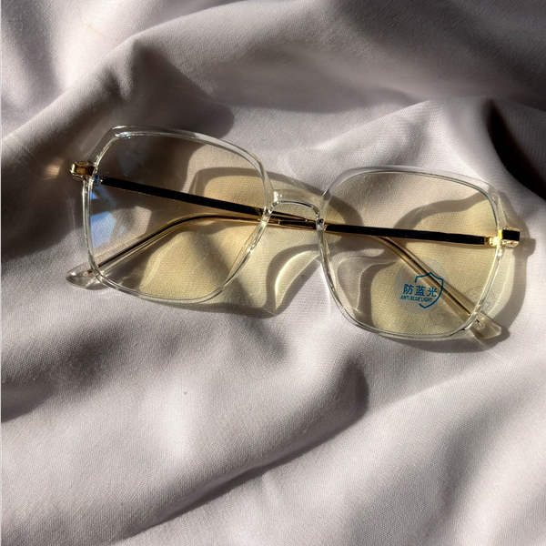 عینک بلوکات فریم شفاف tr