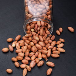 بادام زمینی خام با پوست (250گرم)