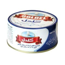 کنسرو تن ماهی زرده گلدل - 180 گرم