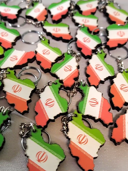 جاکلیدی چوبی نقشه ایران