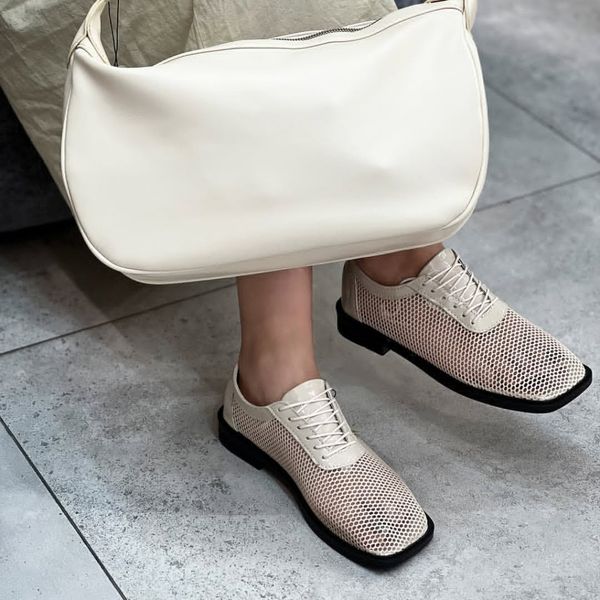 کفش تابستانه زنانه توری بندی