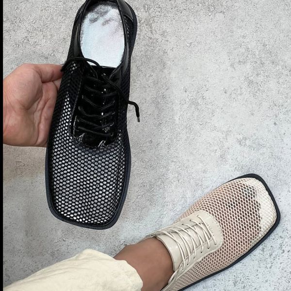 کفش تابستانه زنانه توری بندی